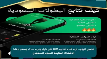حصري اليوم.. تردد قناة ثمانية 2025 على نايل وعرب سات وسعر باقات الاشتراك لمتابعة السوبر السعودي